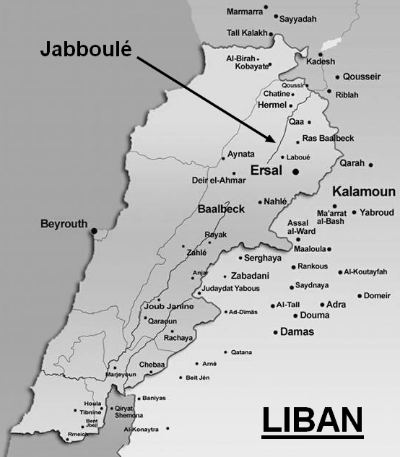 Carte liban jabboule400