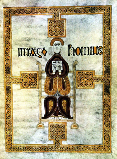 Evangeliarium echternach imago hominis engeland ca 680 a