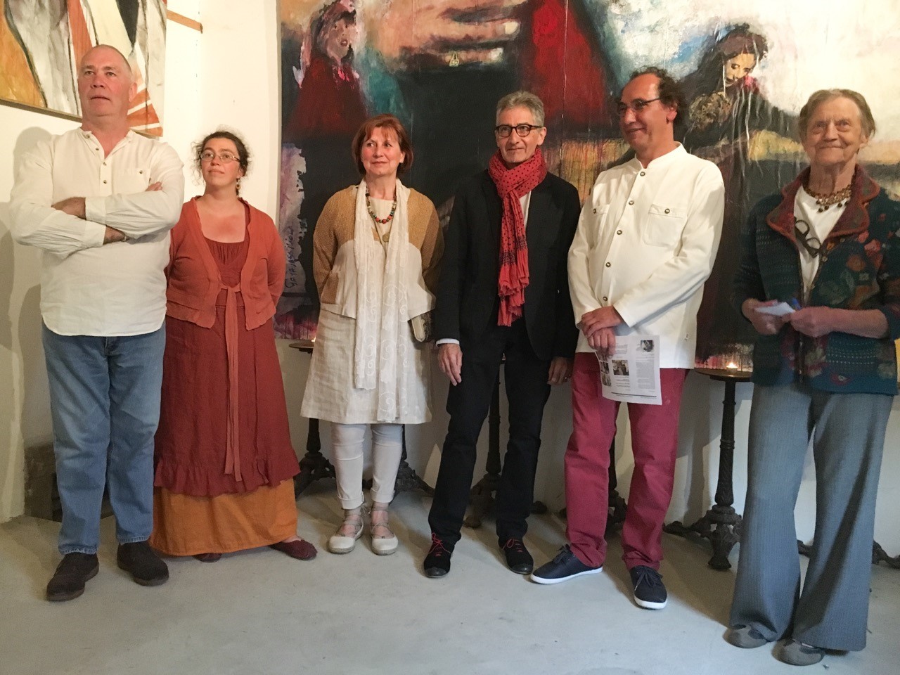 Photo artistes vernissage